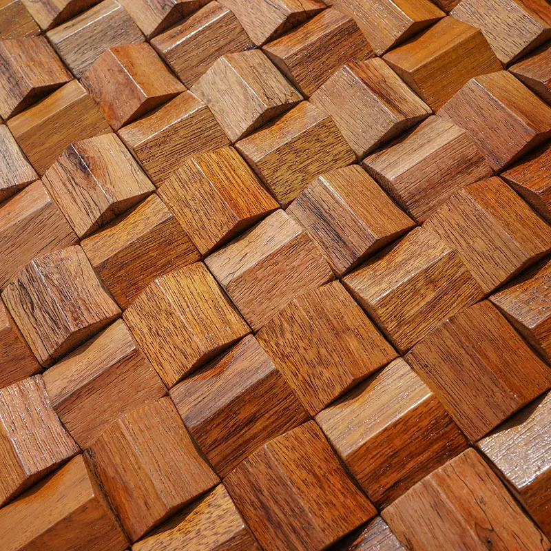 Solid Wood 3D Mosaic Panel Premium β
(30 x 30 cm)
