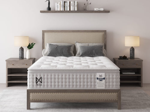 The Luxury Plush Nexus 1000 Pocket Spring Pillow Top Mattress - Medium